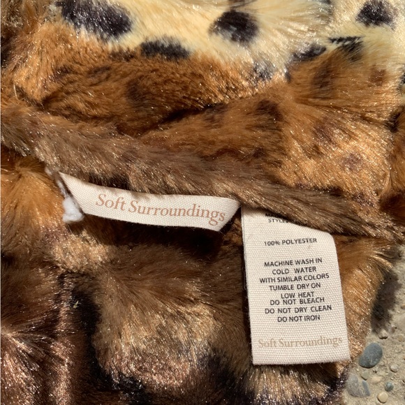Soft Surroundings Faux Fur Scarf - Picture 5 of 6